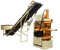 QT1-10 máquina de moldeo de ladrillos de suelo de arcilla semi automática máquina de fabricación de bloques de lego para la venta