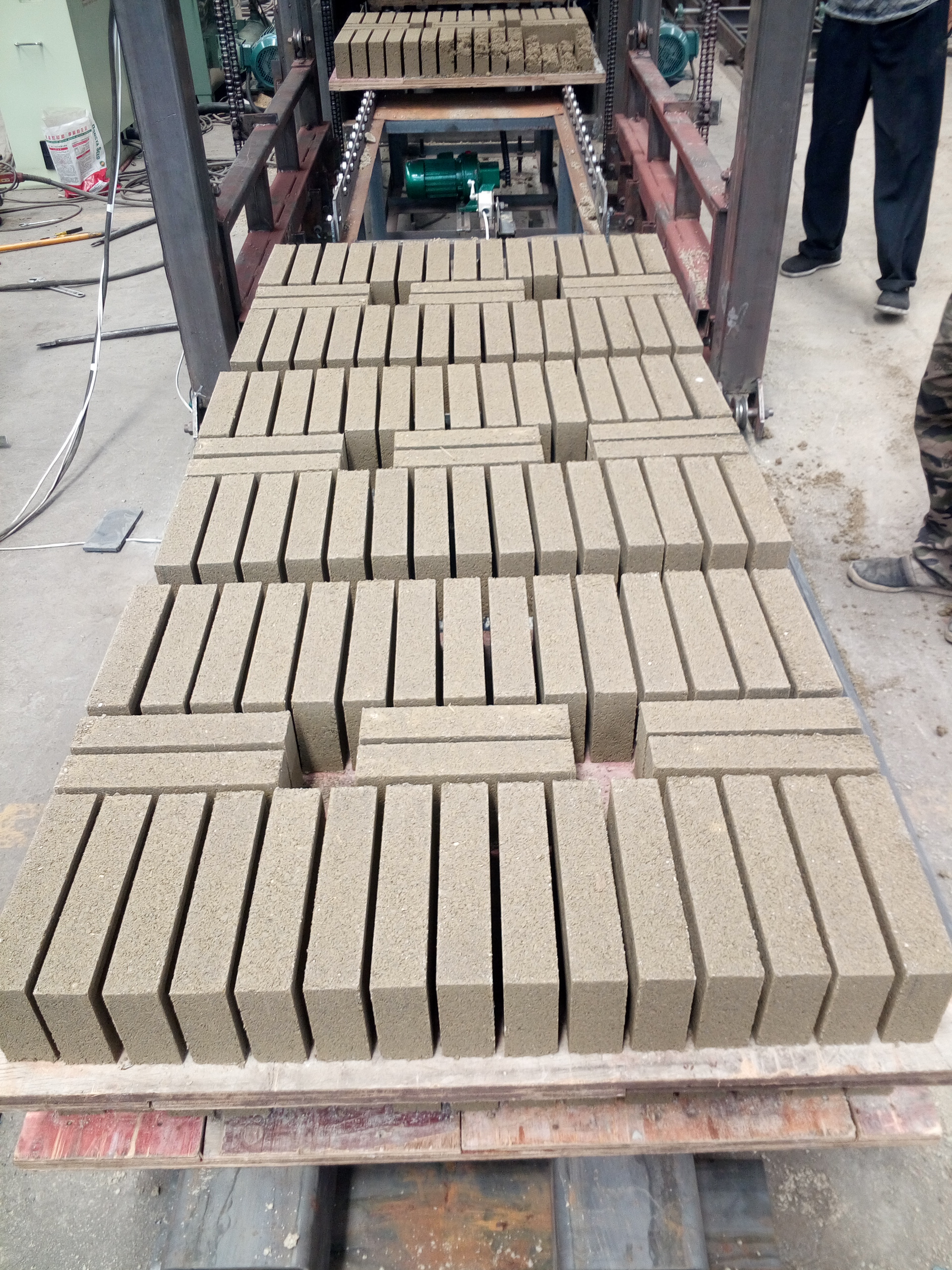 m&aacute;quina de fabricaci&oacute;n de ladrillos de concreto