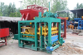 QT4-25 fábrica sin agujero máquina de ladrillo sólido máquina de moldeo hueca blcok en China