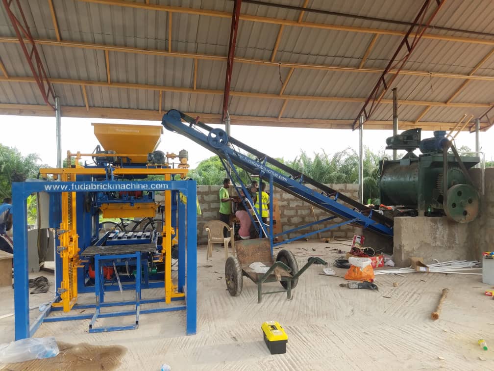 QT4-24 Bloque Máquina Comentarios de Ghana Cliente